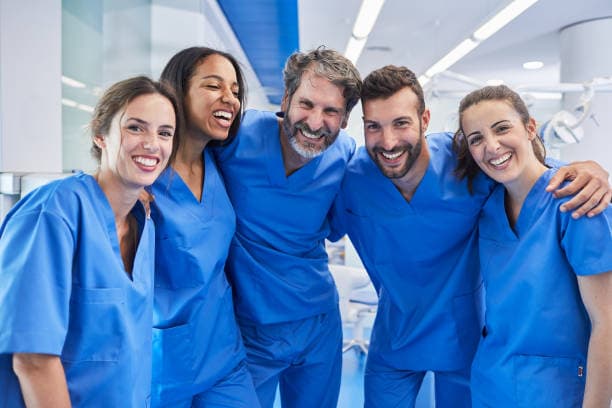 Dental team at a modern Scottish practice